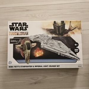 Disney Star Wars Mandalorian Starfighter & Cruiser 4D Puzzle Set